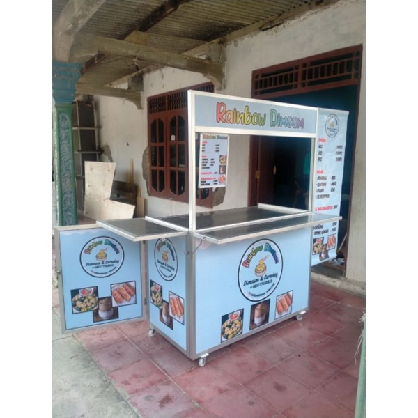 (pintu & roda)gerobak lipat jumbo