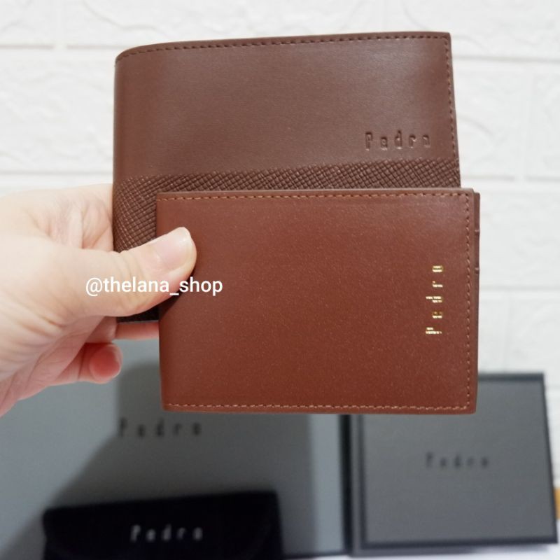 DOMPET PEDRO PRIA ORIGINAL COUNTER KULIT ASLI 2 IN 1 DOMPET KARTU CPE11