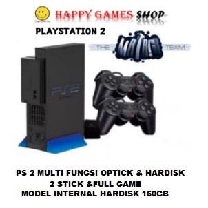 PS 2 OPTICK &amp; HARDISK INTERNAL 160 GB FULL GAME