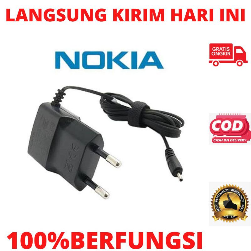 Charger Nokia N70 Cas Nokia Kecil Jarum Ori