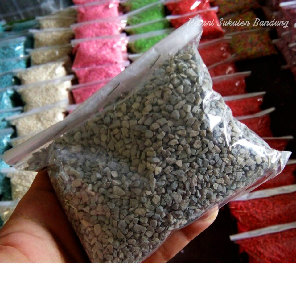 Batu warna ZELOIT zeloith zeolith  zeolit untuk sukulen kaktus Fullcolor berat 150gr aquarium