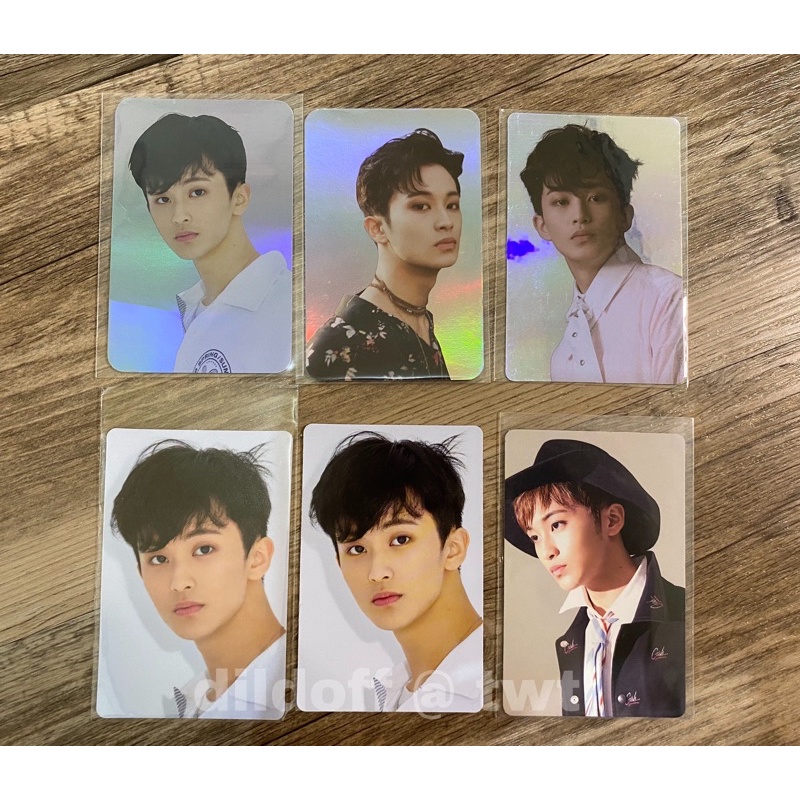 Mark wgu we go up regular cherry bomb superhuman holo photocard pc sticker