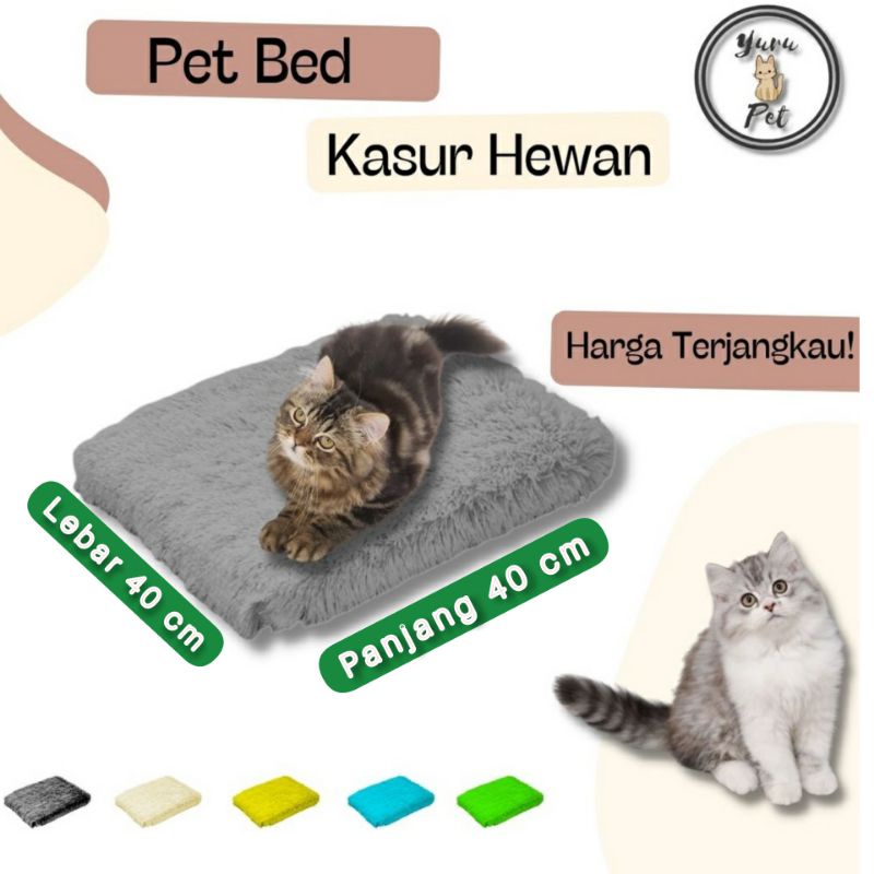 Tempat Tidur Desain Bantal (Kucing atau Anjing) Empuk dan Anget