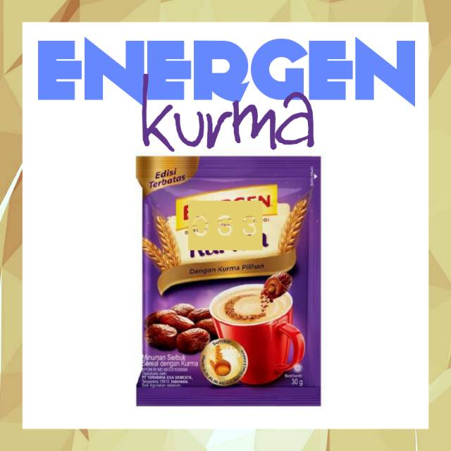 

《OS3》 Energen Kurma / Korma 10 sachet