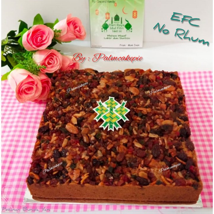

English Fruit Cake No Rhum uk. 22x22 - Hampers Natal - Bingkisan Natal