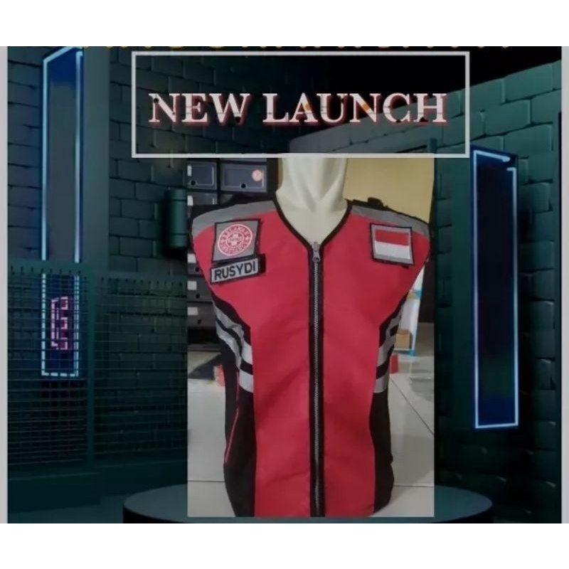 ROMPI PATWAL | FULL LOGO RELAWAN AMBULANCE warna merah