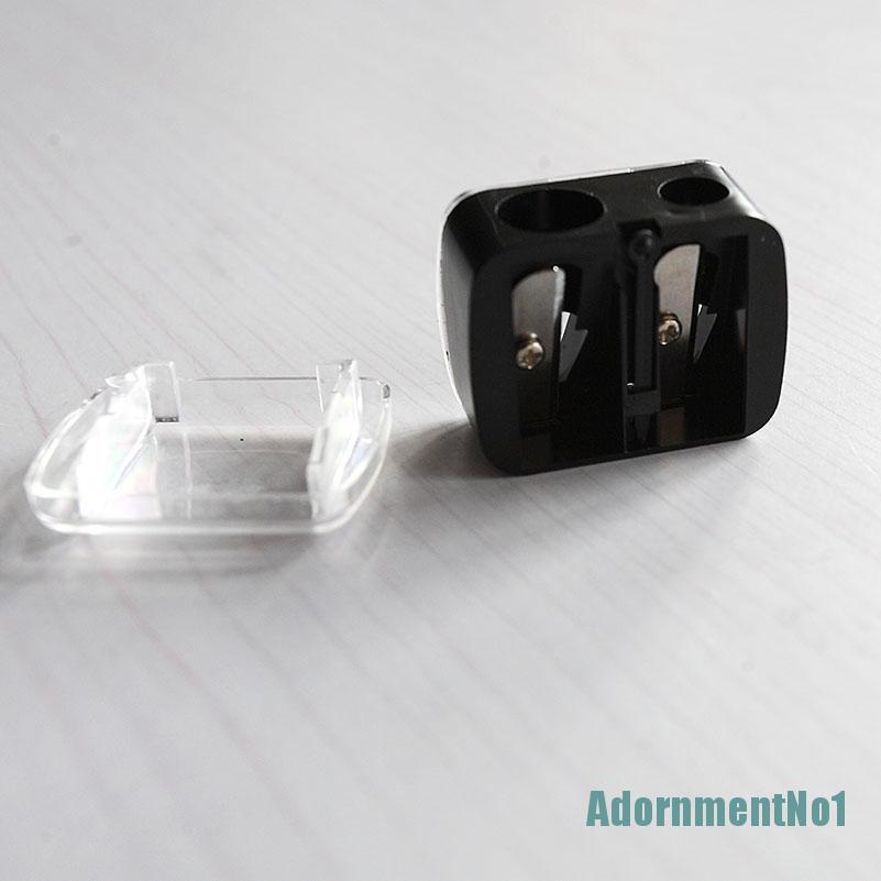 [AdornmentNo1]Precision Cosmetic Pencil Sharpener for Eyebrow Lip Liner Eyeliner 2 Holes