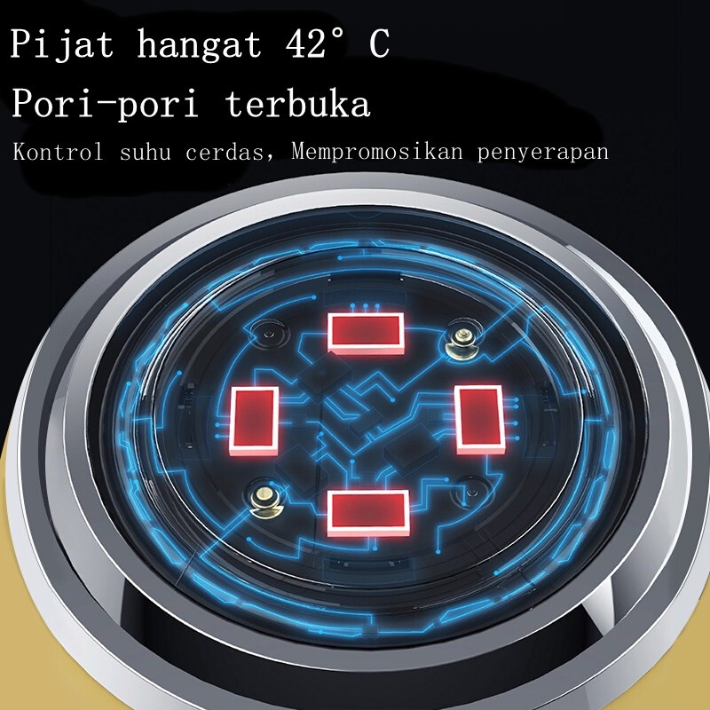 InFace Setrika Wajah Alat Perawatan Wajah3 Mode 4in1 Ekspor Impor Perbaikan Perangkat Perawatan Kulit Alat Facial Device Skin Care Tool Portable Kecantikan Untuk Pijat Wajah Ion Negatif Positif Penghilang Kerut Mesoterapi Esensi Nutrisi Riasan Komedo Hapu