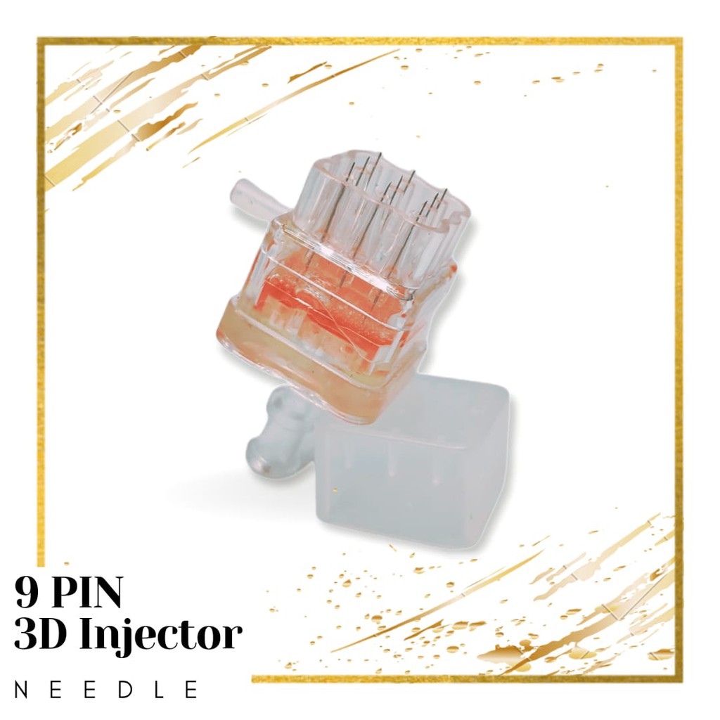 jarum 9 pin dan 1 pin needle for 3d smart injector pen korea import