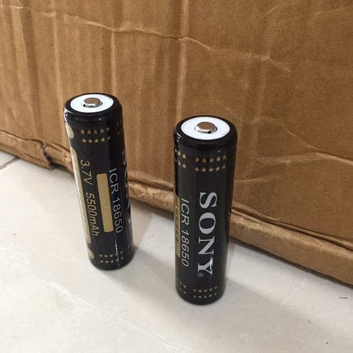 Baterai Cas 18650 Sony 5500mAh Batre 18650 Sony 5500 Mah