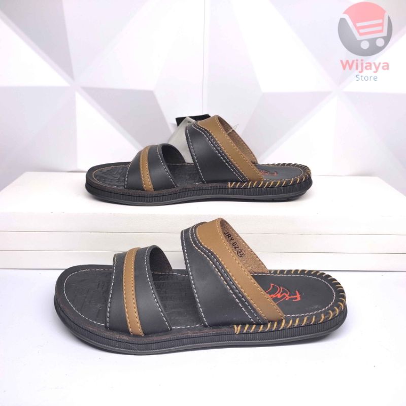 Finotti BPZ Sandal Anak Cowok - Sendal Kulit Kasual Anak Laki-Laki, Original Finotti, Desain Keren dan Berkualitas ATC ATJ JRY