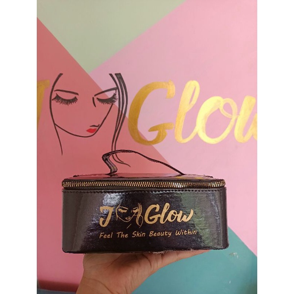 Jglow / beautycase jglow/Tas selempang jglow / tas jglow / cermin jglow / pouch jglow / jglow/