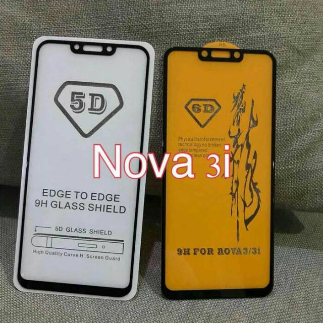 TEMPERED GLASS 9D FULL GLUE HUAWEI NOVA  7 8 SE 3I