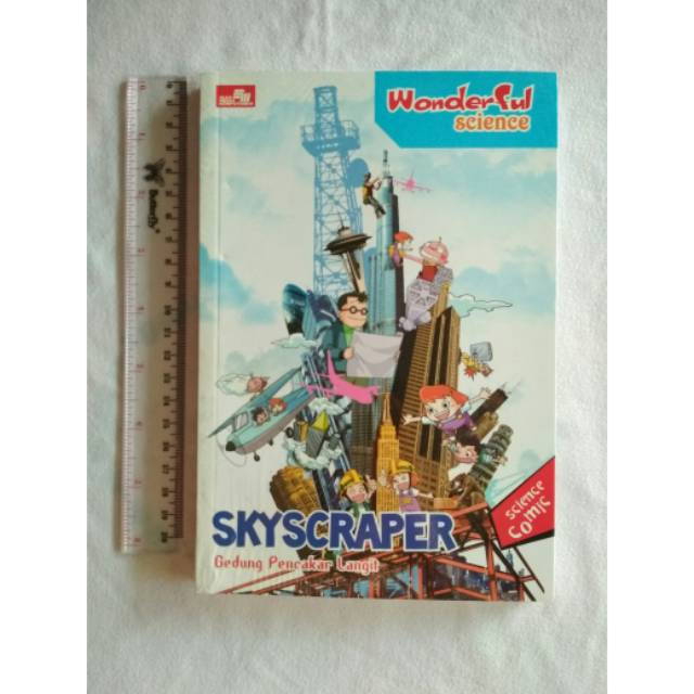 Buku komik wonderful science Skyscraper gedung pencakar langit