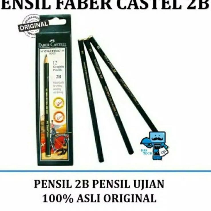 

BEST SELLER PENSIL UJIAN 2B FABER CASTELL 9000 ISI 12 PCS$