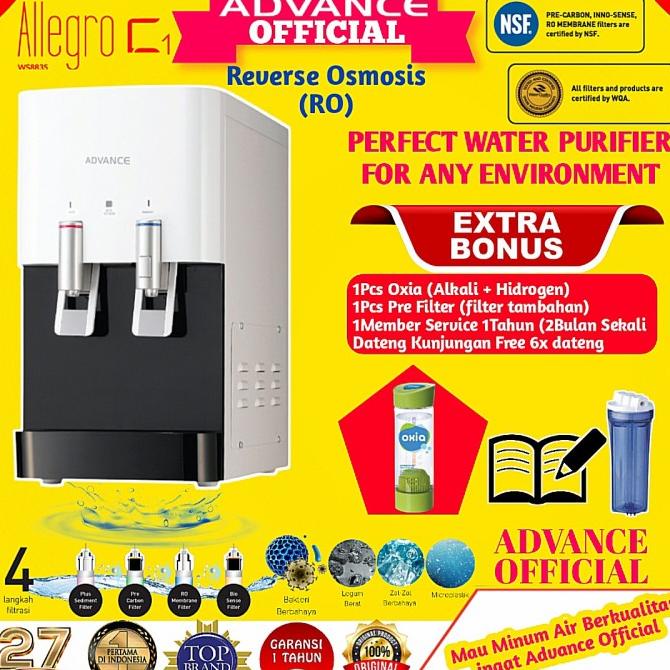 Advance RO Allegro C1 - saringan air colok kran langsung minum