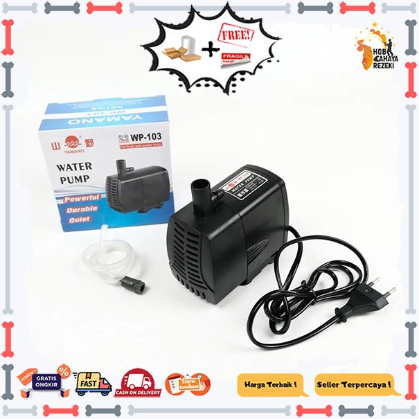YAMANO WP 103 WP103 WP-103 Pompa Air Celup Pompa Kolam Aquarium