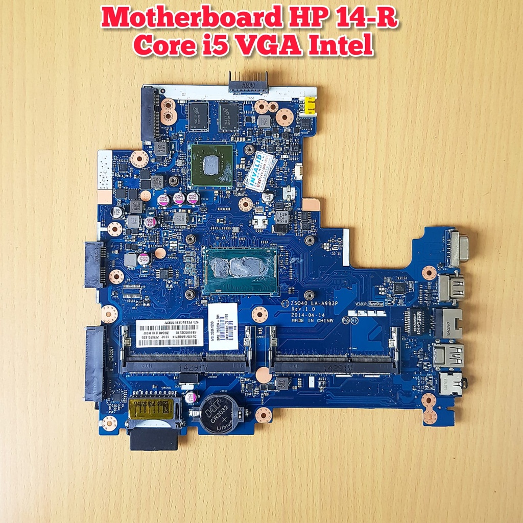 Motherboard HP 14-R 14-G HP 240 G3 LA-B971P ZSO40 LA-A993P Intel Core i5 VGA Intel