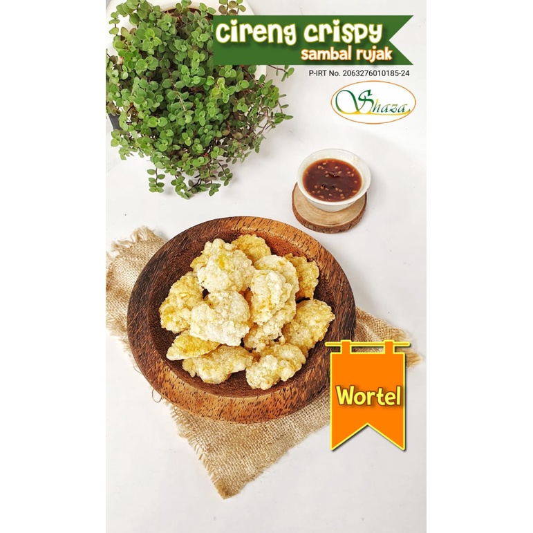 

Cireng Crispy Vegetable Wortel Plus Sambal Rujak Maknyoss - isi 15 pcs