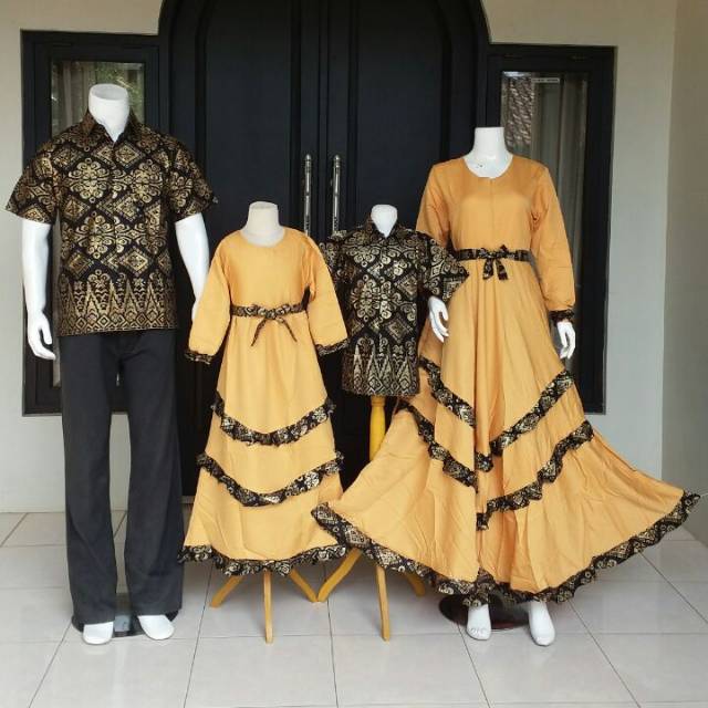Gamis keluarga syari modern batik pekalongan