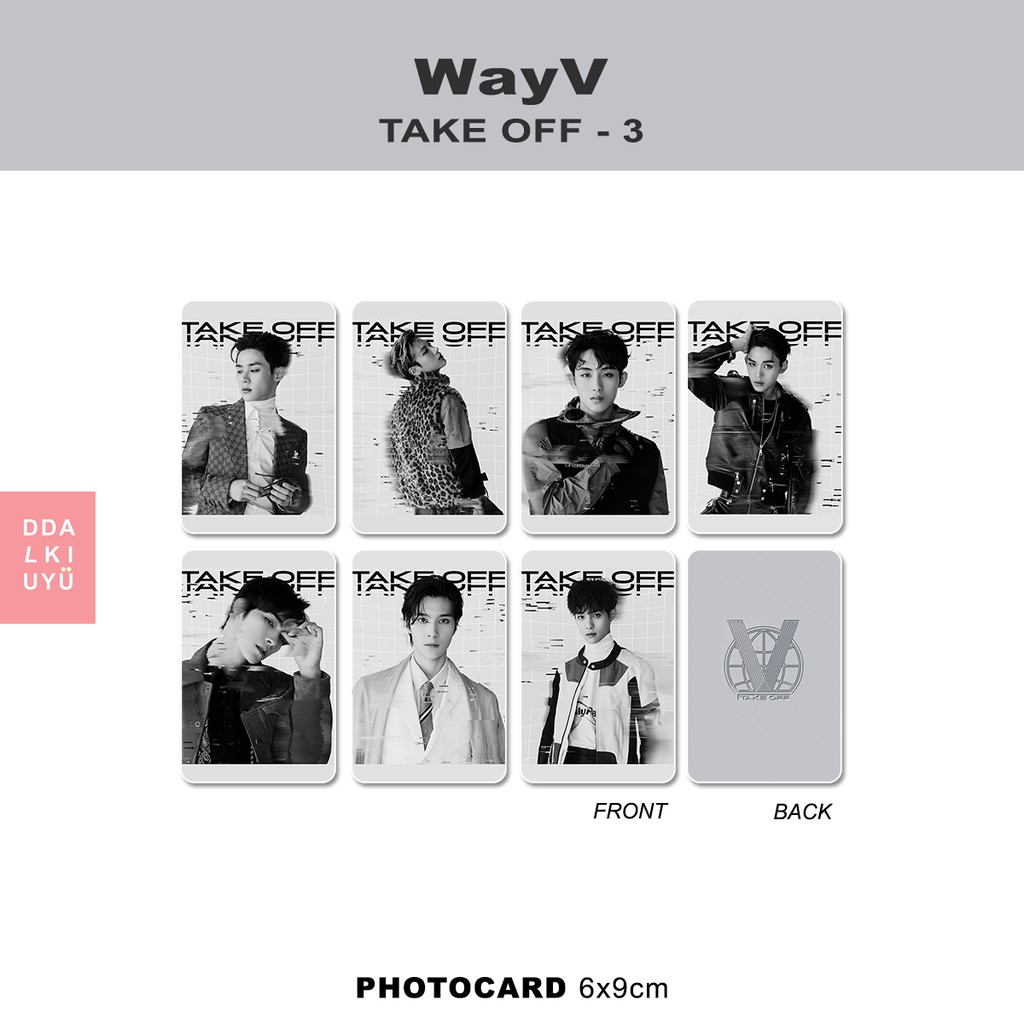 WayV - photocard [TAKE OFF] Ver. 3