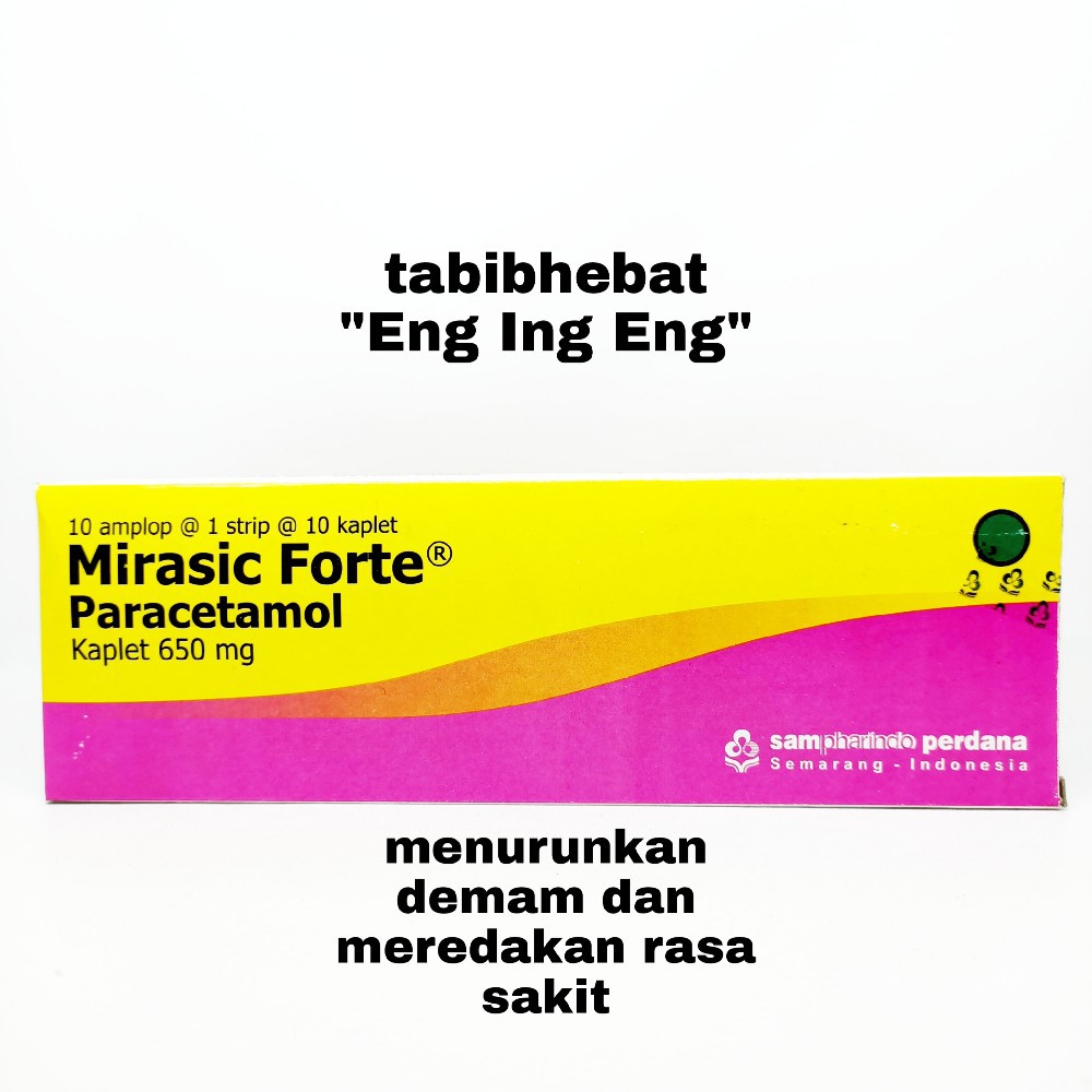 Paracetamol Box Mirasic Forte