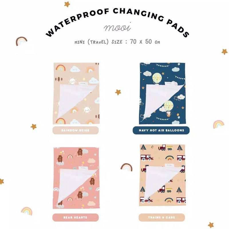 MOOI Changing Pad Alas Ompol Travel Size 50x70 cm