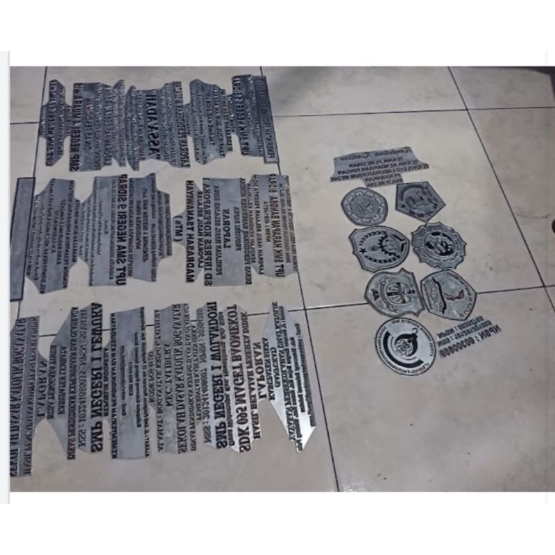 

Jasa pembuatan Klise, matrs, embos, debosh