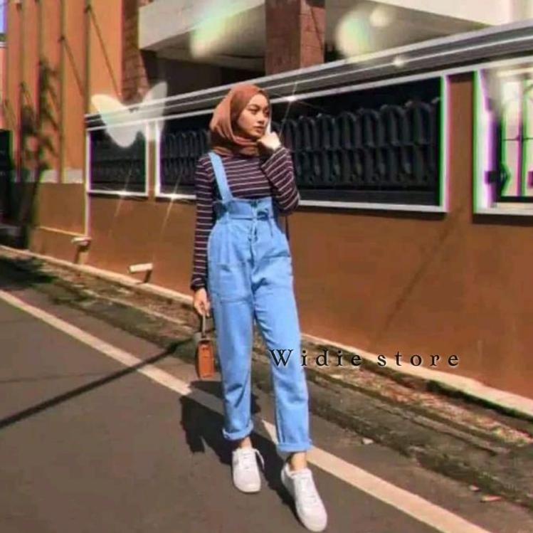 Oke Price.. GIRLS OVERALL (007) CELANA JEANS OVERALL / OVERALL JEANS CELANA PANJANG