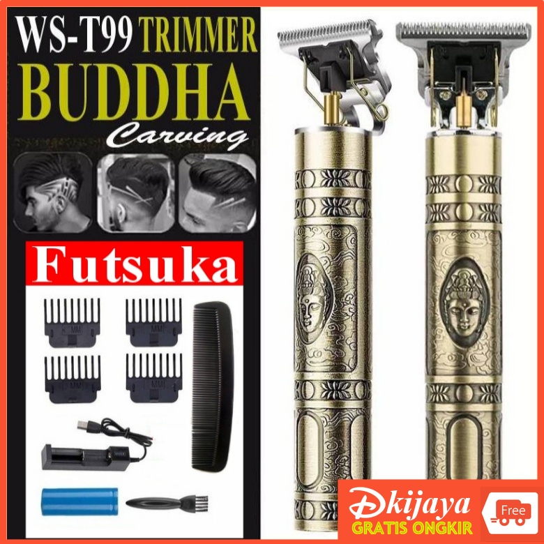 T99 Budha Buddha Trimmer Alat Cukur Ukir Rambut Clipper Trimmer Carving Hair Tato Tatto Futsuka WS-T99