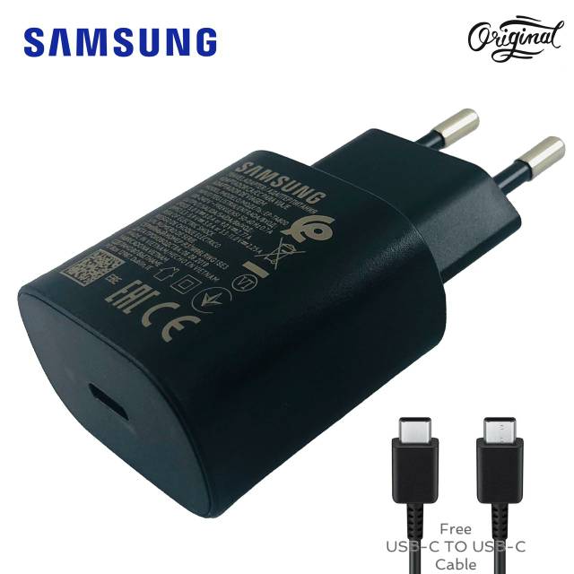 Adaptor Batok Charger USB Tipe C Samsung Note 10+ Plus S20 S21Fast Charging Original OEM