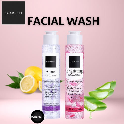 SCARLETT Whitening Facial Wash brightening Acne Facialwash 100ml