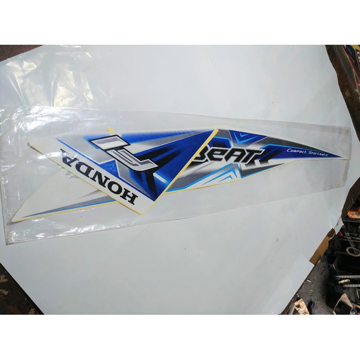 SALE -  Striping Lis Bodi &amp; Stiker Body Beat FI CBS ISS 2015 Putih Biru