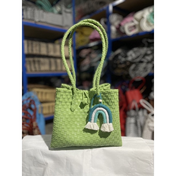 Patty Bag Jali L / Tas Wanita / Tas Kantoran / Tas Anyaman Plastik Jali New Majid Tas Handmade