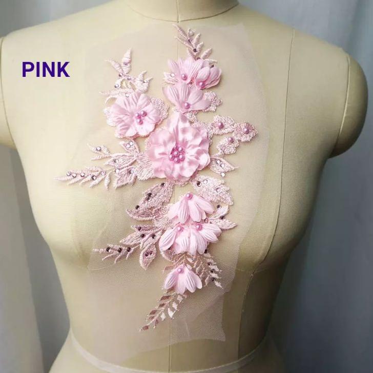 ➫ LACE BORDIR BUNGA 3D IMPORT ➢