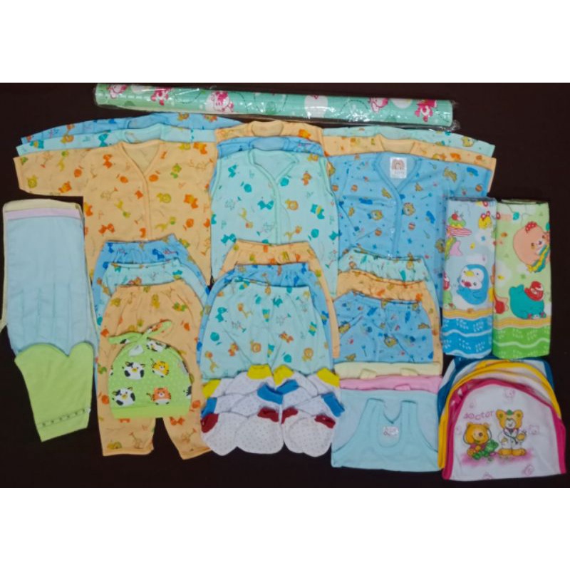 Paket 41 Komplit Baju Lahiran bayi murah