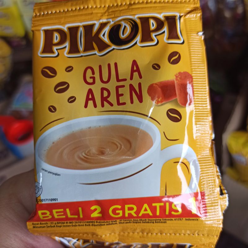 

Minuman Serbuk Kopi Instan Pikopi Gula Aren 22 Gram