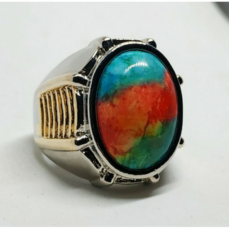 CINCIN BATU NATURAL PANCA WARNA TOP