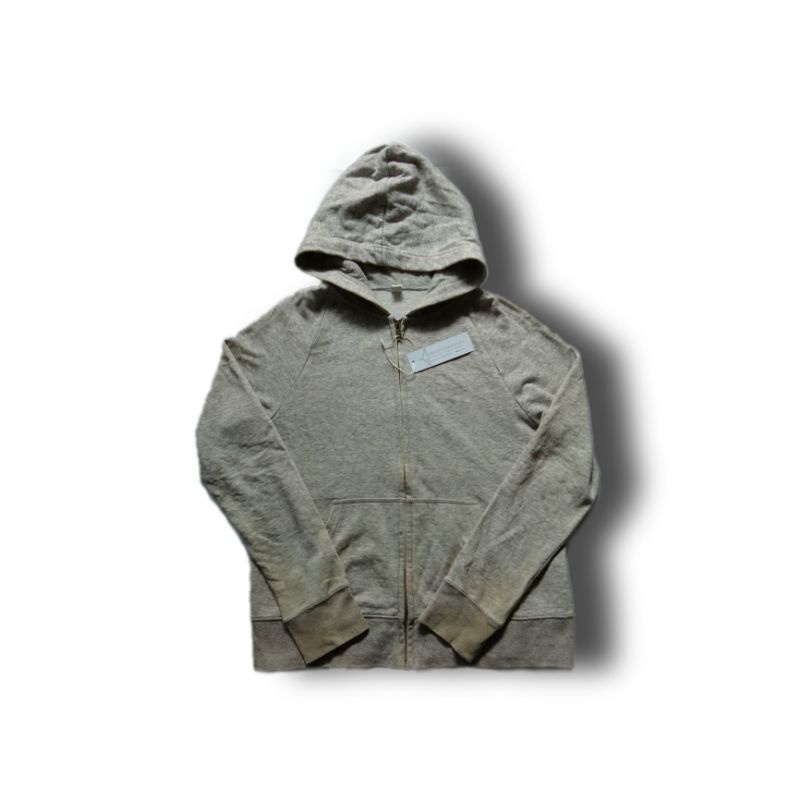 Hoodie Zipper Basic Uniqlo / Hoodie Pria dan Wanita