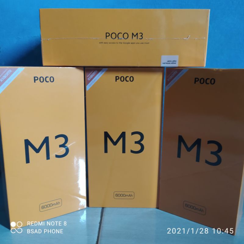 Xiaomi poco m3 6/128 garansi resmi