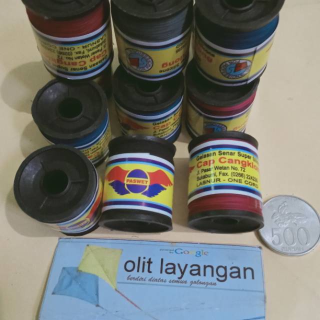 Gelasan Layangan Paswet Cangklong Asli Unyil Murah ASLI CK OLIT