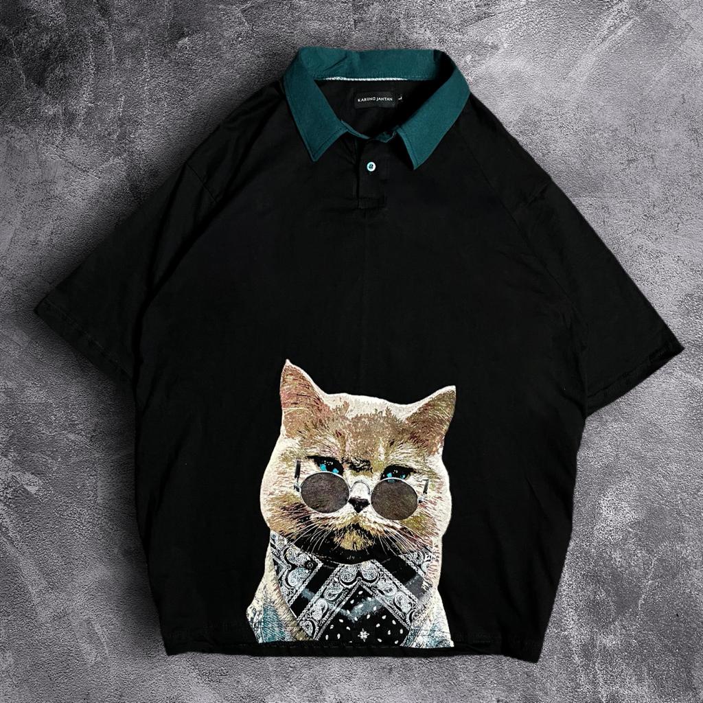 RUGBY SHIRT SHORTSLEEVE &quot;Bandana Cat&quot;