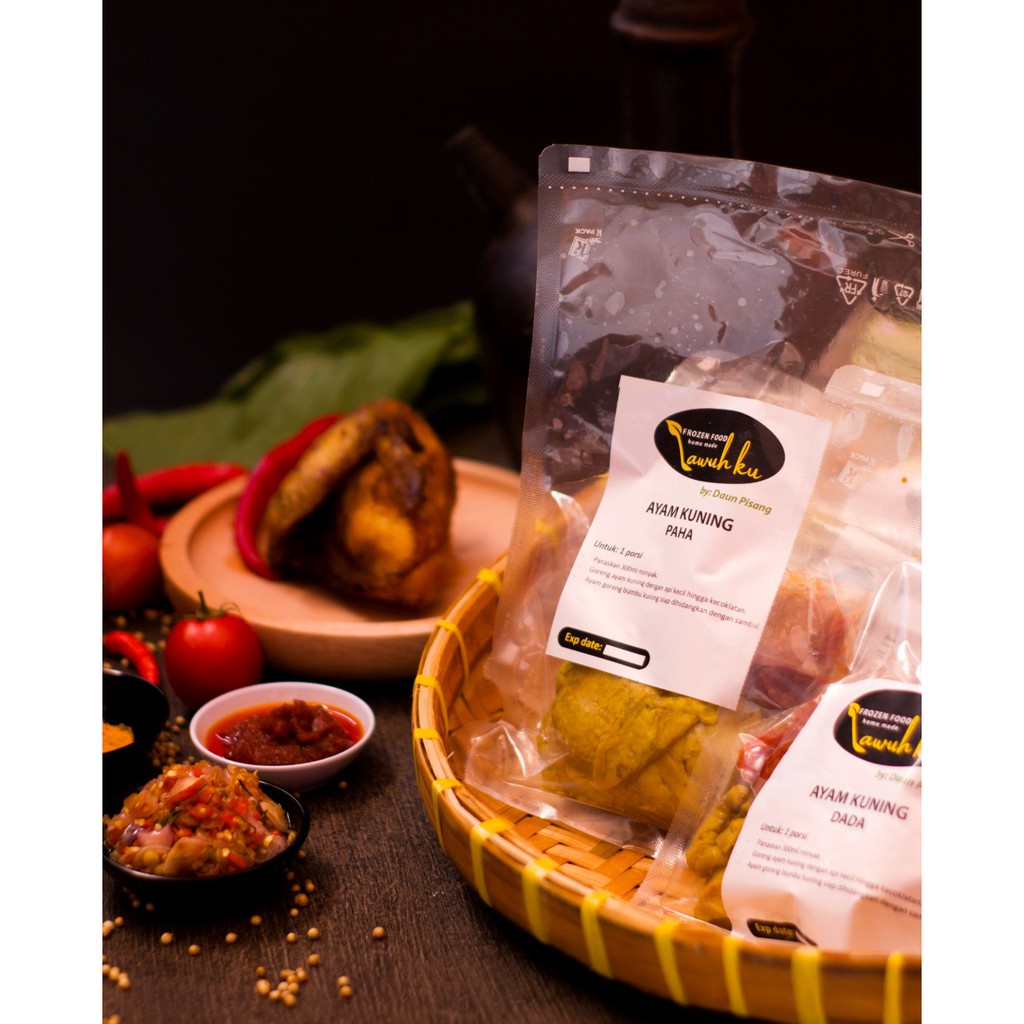 

AYAM BUMBU KUNING FROZEN 100% HALAL LAWUHKU BY CHEF ALDO