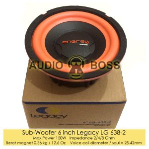 Speaker subwoofer 6 inch 6in 6 in Legacy 638 LG 638 2 150 Watt Speaker Legacy 6 638  Diskon