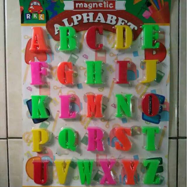 Mainan Magnetic Alphabet Huruf Abcd
