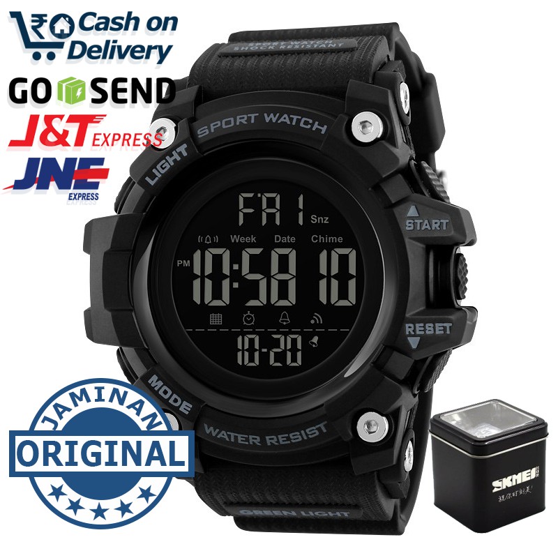 Jam Tangan Pria Digital SKMEI 1384 Sporty Water Resistant