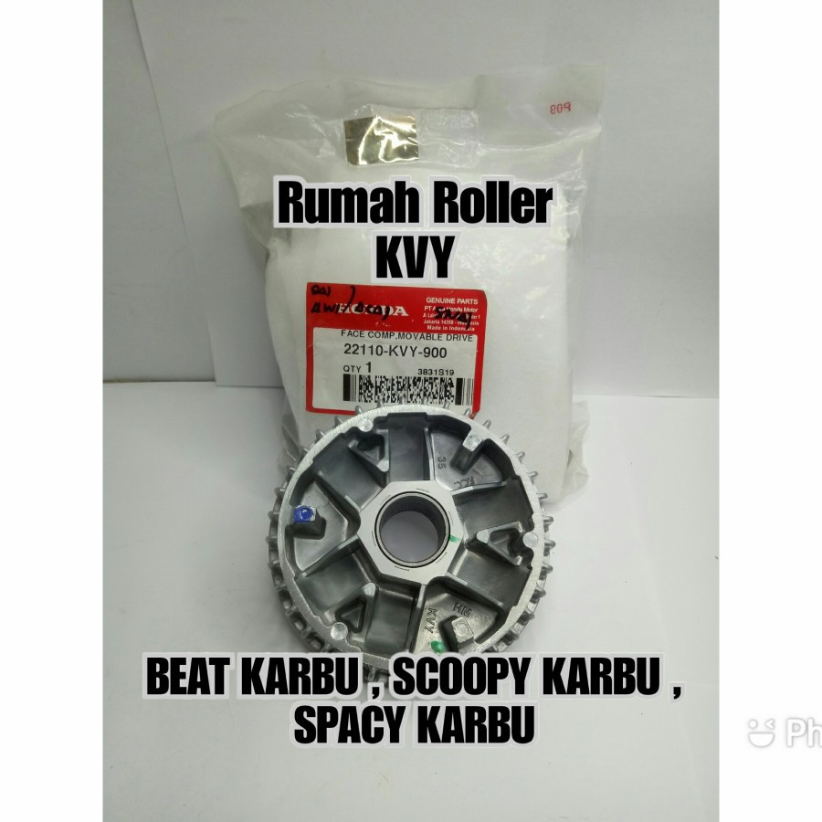 Rumah roller BEAT KARBU KVY ASLI ORI AHM HONDA spacy scoopy karburator