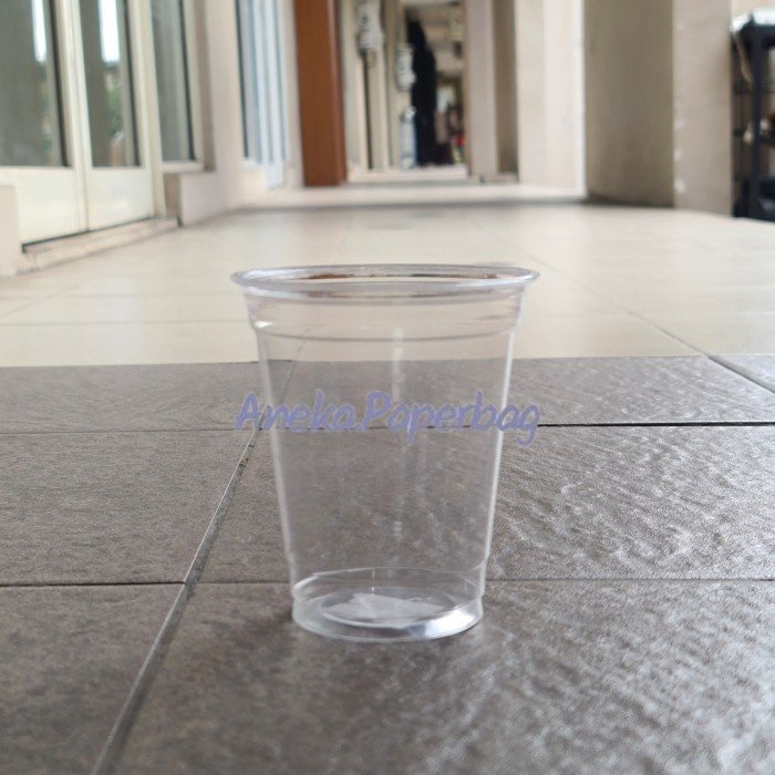 MIN 50PCS Cup PET 12oz Tebal + Cup Gelas Pet 12oz + Cup 12oz + Cup PET TANPA LID Best Seller