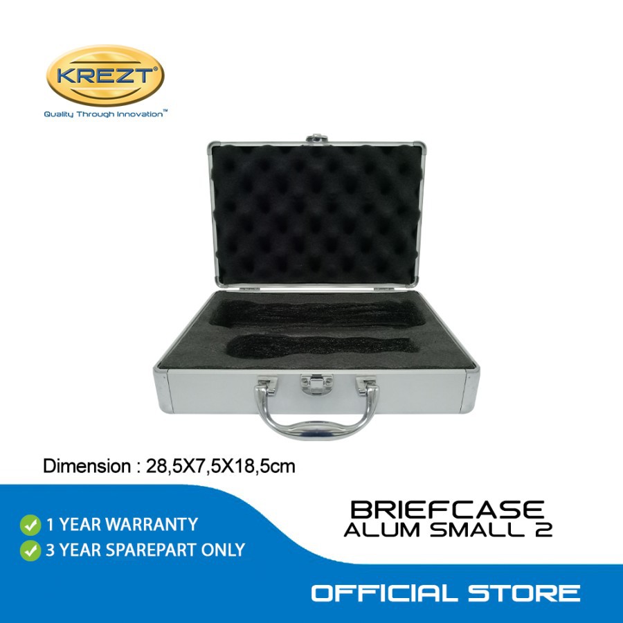 1 BRIEFCASE ALUMINUM SMALL 2 | KOPER MICROPHONE | BOX MICROPHONE