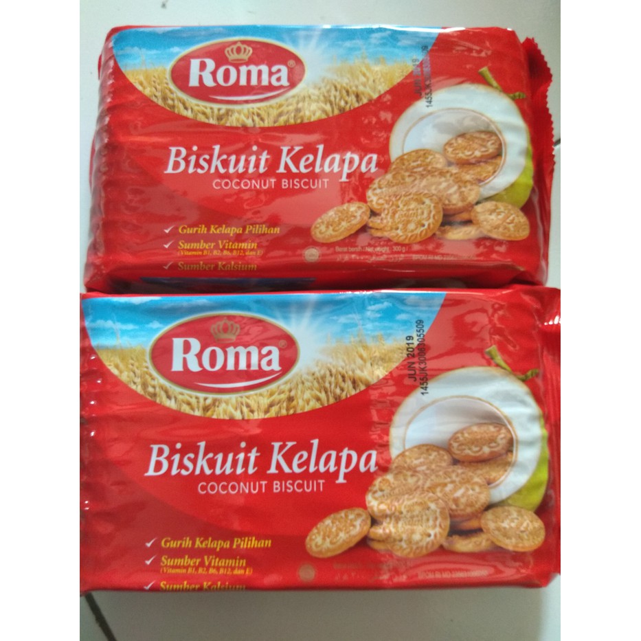 

Biskuit roma kelapa